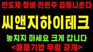 [씨앤지하이테크] 글라스 PCB 기판의 제조 핵심기술 보유! 놓치면 후회할겁니다. 대응시작합니다 #씨앤지하이테크 #씨앤지하이테크주가 #씨앤지하이테크분석