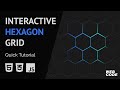 Interactive Hexagon Grid w Javascript (Quick Tutorial)