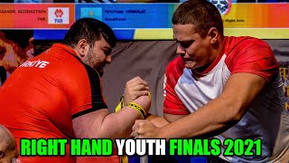 YOUTH RIGHT HAND FINALS WORLD ARMWRESTLING CHAMPIONSHIP 2021