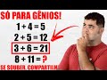 ⭐️ SÓ PARA GÊNIOS? Desafio de RACIOCÍNIO LÓGICO com Várias Lógicas! 🤯 Você Consegue Resolver?