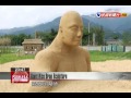 hualien’s fuli township installs giant rice bran sculpture to draw attention to conservation