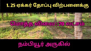 ### 1 acre 25 Cent Form Land For Sale (Nambiyur Near by)