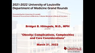 UofL Dept. of Medicine Grand Rounds: Dr. Bridget Hittepole