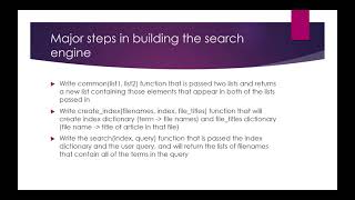 Text based Search Engine - Python Code In Place
