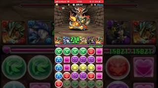 【パズドラ】 ランキングダンジョン 第1回パズチャレ杯 154,676点 ギリ王冠圏内？