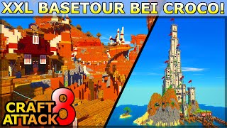 Basetour bei Croco! Er ist (fast) fertig + Orklager! - Minecraft Craft Attack 8 #257