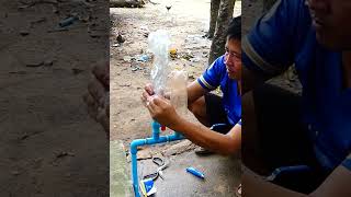 Trick Free electricity | I turn plastic bottle vs pvc at home free no need electricity power