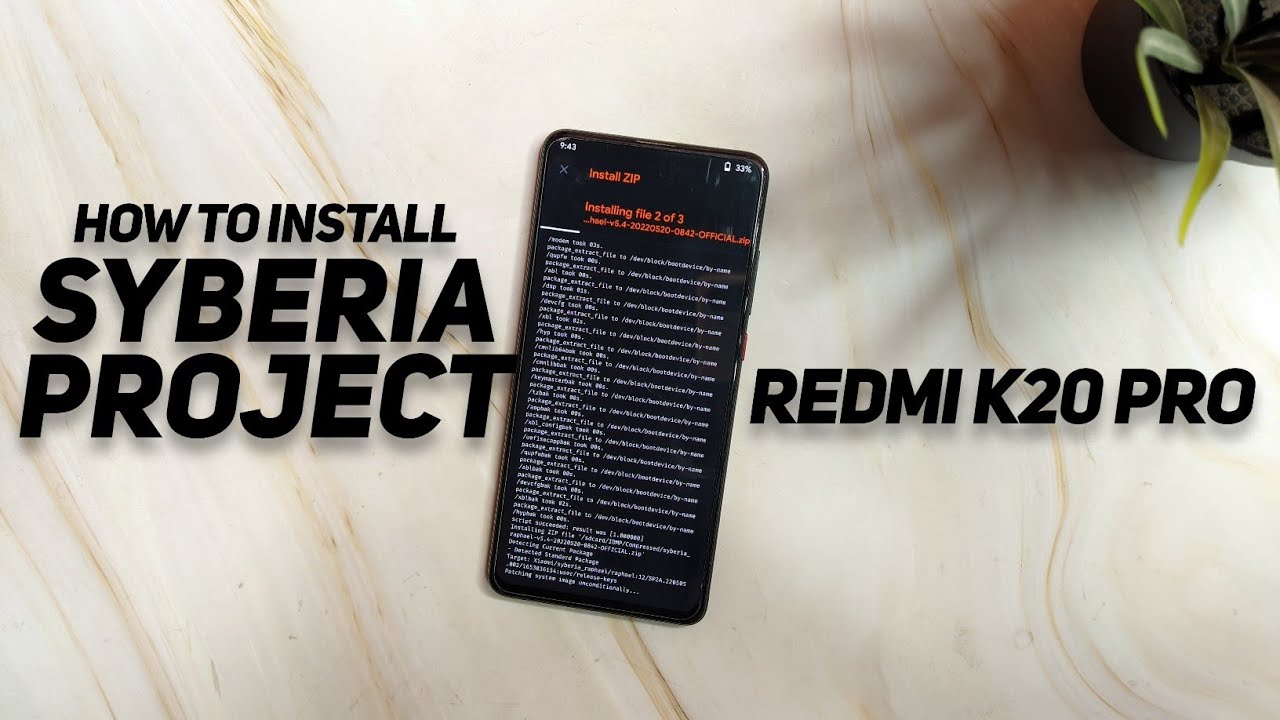 Redmi K20 Pro Syberia Project ROM - How To Install | How To Update ...