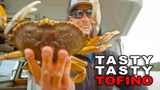 Deep Sea Fishing and Crabbing In Tofino ~ Best Boat Lunch OF ALL TIME