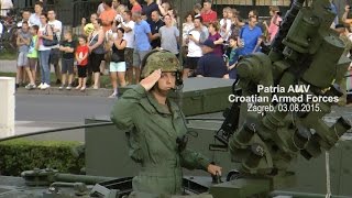 Patria AMV, Croatian Armed Forces (Zagreb, 03.08.2015.-mimohod)