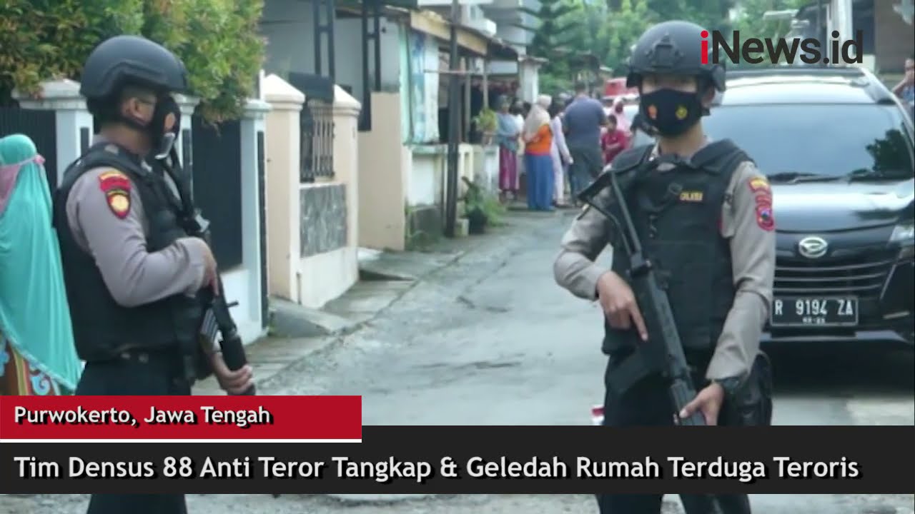 Tim Densus 88 Anti Teror Tangkap Dan Geledah Rumah Terduga Teroris ...