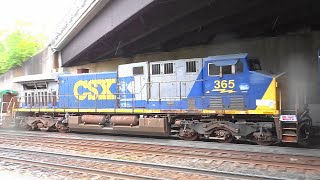 A Rare SW1400 \u0026 a Scrapped AC44  on CSX Freight Train in Alexandria