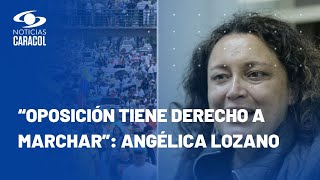 Gobierno Petro “debe escuchar a los ciudadanos”: Angélica Lozano tras marchas del 6 de marzo