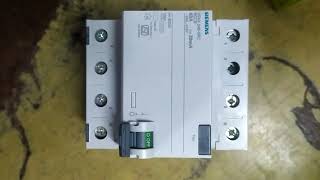 SIEMENS 63A 30MA 4P RCCB | 5SV4346-0RC | SIEMENS RCCB | ELCB | SIEMENS