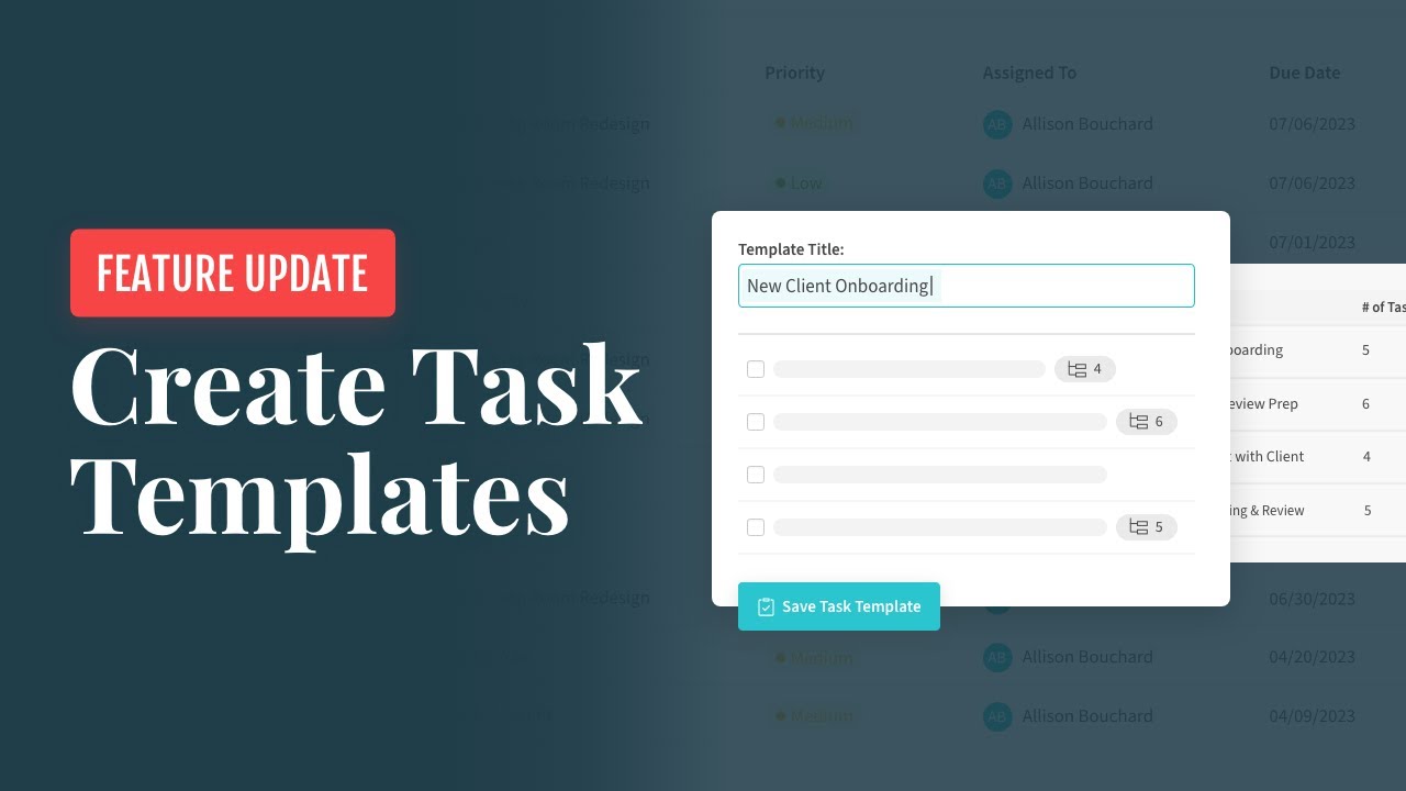 Creating Reusable Task Templates Designfiles