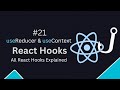 React Hooks Tutorial - 21 - useReducer & useContext