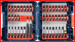 BOSCH 44 Piece Impact Tough Screwdriving Custom Case System Set SDMS44