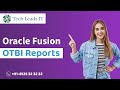 OTBI Reports in Oracle Fusion -Oracle Fusion Technical Online Training| Reporting Tool