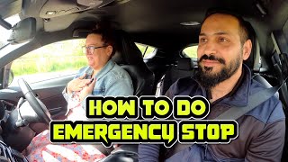How To Do an Emergency Stop I Driving Test 2023
