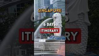 Best of Singapore in 6 Days 😱 #shorts #travel #singapore #traveladvice #itinerary #universal #tips