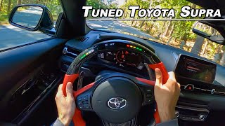 Tuned 2020 Toyota Supra with 450hp POV Drive (Binaural Audio)
