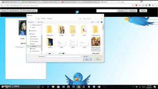 Twiter Project Using Java, JSF, Glassfish Server, HTML, CSS, PrimeFaces