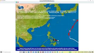 熱帶風暴 鮎魚 和 颱風 馬勒卡 (11/Apr/2022 22:00)