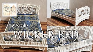 Johanna K's Mini Makes - 1:12 Scale Wicker Bed