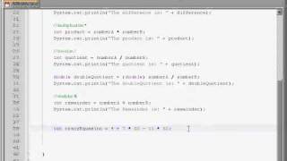 Java Tutorial Ep3 - Arithmetic Operators