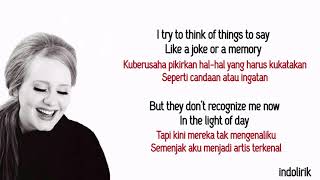 Adele - Million Years Ago | Lirik Terjemahan