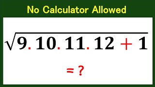Amazing Square Root Question | Math Question | Solve Without Calculator 📵