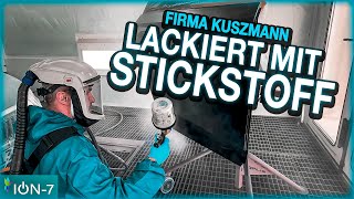 Firma Kuszmann Karosserie \u0026 Lack -  lackiert bereits seit über 5 Jahren mit Stickstoff