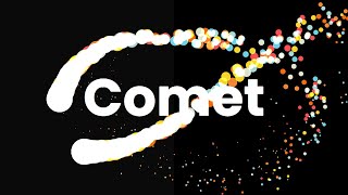Comet Effects on Mousemove using sketch.js | Javascript Particles Background