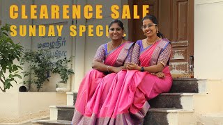 Clearance sale live now || nithitex elampillai || sunday special || #saree #elampillai