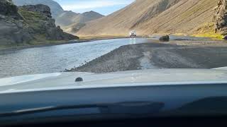 F208. River crossing. Fjallabaksleid Nyrdi .  Iceland.