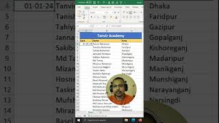 MS Excel Time Saving Tips and Tricks-106 #excelshorts #excel #excelbanglatutorial