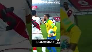 Neymar says crazy to another plauer when he does this to his teammate!