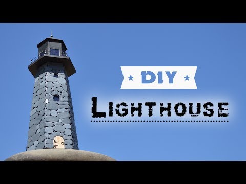 DIY Lighthouse | How To Make Lighthouse Of Cardboard And Solar Garden Light DIY Lighthouse | How To Make Lighthouse Of Cardboard And Solar Garden Light