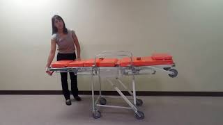 MS3C-1000 Lightweight Ambulance Stretcher Chair Basic Operations