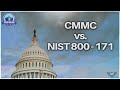 CMMC vs NIST 800-171 - Cybersecurity Maturity Model Certification Explained