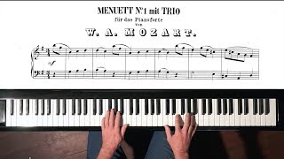 Mozart Menuet No.1 K.1 (TAKE 2) 1st Composition 5 YEARS OLD