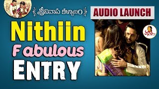Nithiin Fabulous Entry at Srinivasa Kalyanam Audio Launch | Raashi Khanna, Dil Raju | Vanitha TV