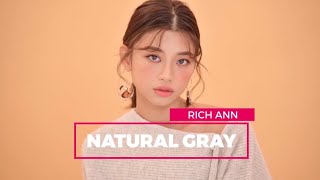 Rich Ann Natural Gray - Kính Áp Tròng Hàn Quốc Ann365 Lens - Sử Dụng 1 Ngày