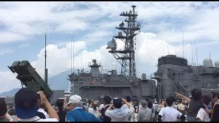 自衛隊みなと祭り　F15が展示飛行　鹿児島