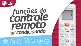 Como usar controle remoto do Ar Condicionado LG DUAL Inverter