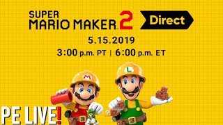 PE LIVE! - Super Mario Maker 2 Direct Tomorrow! | Sony Censors a LOGO + Q&A | Dragon Quest Heroes 2