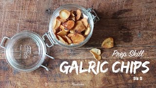 [프롬 프렙스킬] 맵지 않고 바삭한 마늘칩 만드는 꿀팁! (Garic Chips)