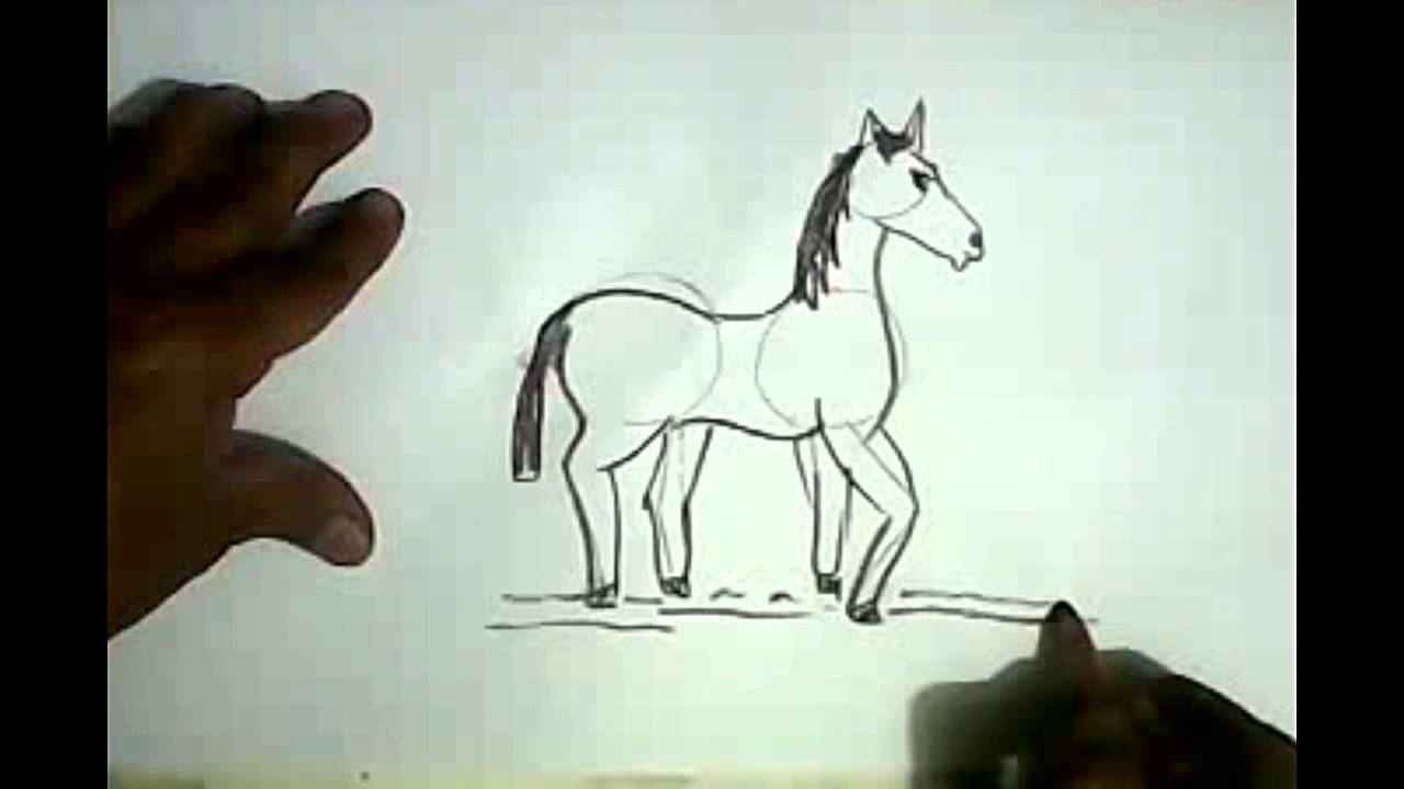 Como Dibujar Un Caballo Paso A Paso / How To Draw A Horse Step By Step ...