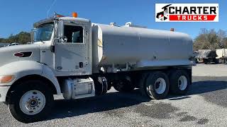 2015 Peterbilt 348 4,000 Gallon Water Truck For Sale I CharterTrucks.com - u12154