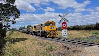 TasRail 2052 2054 #46 Coal train alongside Deviation Road